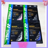 Ready Original YONEX BG 65 TITANIUM Badminton Racket Strings