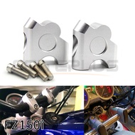 Universal Motorcycle 22mm Handle Bar Riser Handlebar Heightened Clamp Back Move Mount Adapter Chrome
