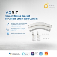 SIKU Arbit Railing 135 Degree Curved Elbow For ARBIT Smart Curtain