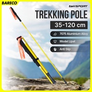 TaffSPORT Folding Hiking Stick Trekking Pole Aluminum 7075 120cm - 7075