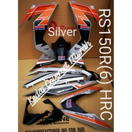 COVERSET RS 150 R HRC SILVER