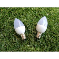 E12 LED CHILI BULB - WHITE (2PCS/PKT)
