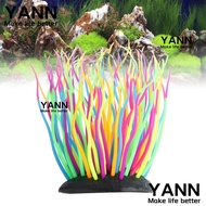 YANN Silicone Anemone Coral, Simulation Colorful Artificial Sea Anemone Coral, Ornament Luminous Fea