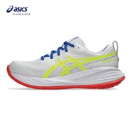 ASICS Men GEL-CUMULUS 27 ATC Running Shoes in White/Safety Yellow