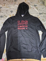 Le Coq Sportif 黑色連帽衛衣
