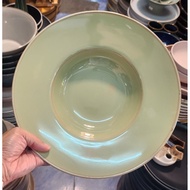 Round Ceramic Plate Deep Hole For Pasta Size 11 2.5 Inches