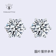 Grandeur J - 18K白色黃金培育鑽石耳環 (3卡) GIA/IGI證書