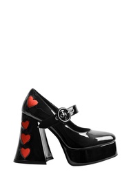 Villains SF VALENTINA-HE Platform Mary-Jane Heels รองเท้าแมรี่เจนส้นสูงแพลตฟอร์มผู้หญิง ส้นสูง 4.9"
