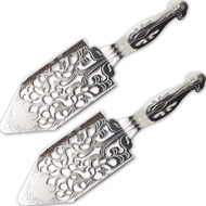 NSBELL 2PCS Sudu Absinthe Keluli Tahan Karat Vintage Wormwood Cocktail Bar Penapis Minuman Kaca Berl