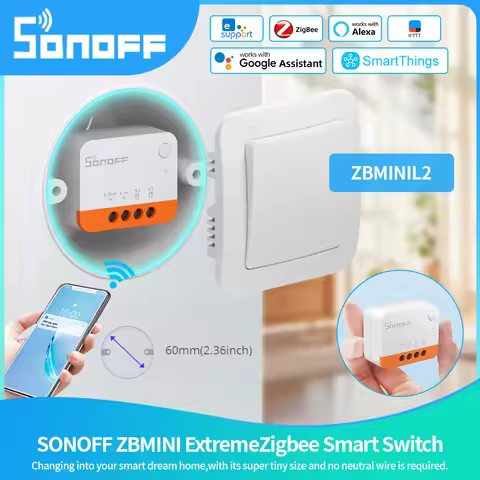 Sonoff Ewelink ZBMINIL2 Extreme Zigbee smart switch remote control Alexa Google Assistant Smartwriti