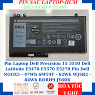 Pin Laptop Dell Precision 15 3510 Dell Latitude E5470 E5570 E5270 Pin Dell NGGX5 - 47Wh 6MT4T - 62Wh