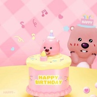 loopy 香薰 蠟燭 香氛 音樂盒 家居 生日蛋糕 造型 海狸 露比 公仔 卡通 實用 日用品 擺設 擺件 裝飾