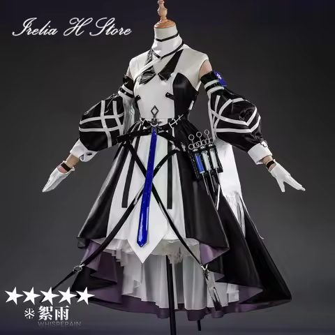 Irelia H Arknights:Endfield Whisperain Cosplay Costume Game Whisperain Dress for women Halloween Cos