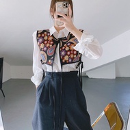 SMILOUTFIT - Agatha Vintage Vest Import | Vintage Embroidered Vest