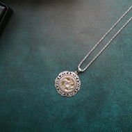 金属齿轮项链蒸气庞克风格吊坠吊饰