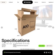 BOX ALL IN ONE PC PRINTING 22 INCH | Size 55 x 23 x 46 CM