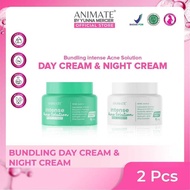 ️TM99 ️Bundling Animate Intense Acne Solution Day Cream & Night Cream