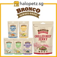 Bronco Jerky Dog Treats 70g -Beef, Blueberry