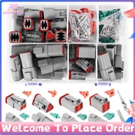 140Pcs Deutsch DT Series Waterproof Wire Connector Kit DT06-2/3/4/6S DT04-2/3/4/6P Automotive Sealed