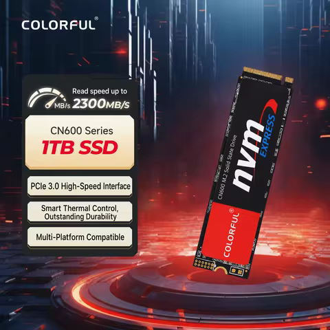 Colorful 1TB M.2 NVMe SSD CN600 Series, PCIe 3.0 x4 Solid State Drive, Compatible with OpenClaw