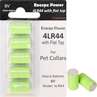 4LR44 with Flat Top Replaces 2CR1/3N Battery 6V for Pet Stop, Perimeter, Dog Guard and Extreme Dog C