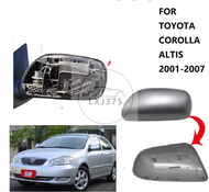 1PCS ONE SIDE For Toyota COROLLA ALTIS 2001 2002 2003 2004 2005 2006 2007 Auto Rearview Mirror Cover Cap Housing Shell（Without lamp）（No paint）