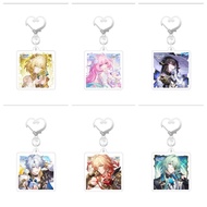 Aglaea Cyrene Constance Anime KeyChain Honkai Star Rail Men Key Chain for Women Cartoon Figure Acryl