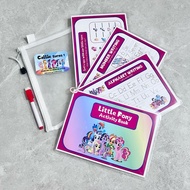 SG CustomMade - 3-4 Year Old Little Pony Customize Personalize Activity Book | Game Pack | Birthday 