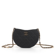 Chanel Black Quilted Caviar Hobo Bag Gold Hardware, 2023