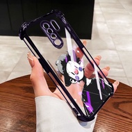 YBD Clear Phone Case For Redmi 9 Prime Redmi 10C Full Protective Caing with Funny Clown Pattern