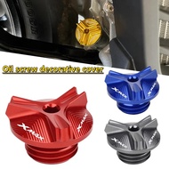 Motorcycle Engine Oil Drain Plug Sump Nut Cup Oil Fill Cap Cover For YAMAHA XMAX X-MAX 125 250 300 400 XMAX250 XMAX300 XMAX400