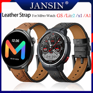 Dây đeo Mibro Watch Lite2 Đồng hồ thông minh vòng tay dây da Mibro Watch x1 Dây đồng hồ đeo tay thay