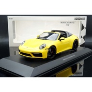 [MASH] Minichamps 1/18 Porsche 911 (992) Targa 4 GTS 2021 Yellow