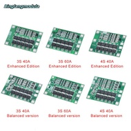 Lithium Li-ion Battery Charging Protector Board 3S / 4S 40A 60A 18650 BMS For Drilling Motor