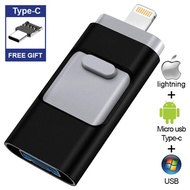 For Lightning flash drive 64gb 32gb 256gb Otg Usb Flash Drive For iPhone 5/5s/6/6s Plus/ipad &amp; all A