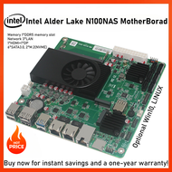 เมนบอร์ด NAS Intel Alder Lake-N N150 W100 DDR5 4xI226 2.5G LAN M.2 6xSATA