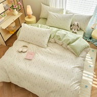 Dansunreve ปลอกผ้านวม 6 ฟุต 5 ฟุต 3 ฟุต ปลอกผ้านวม คอตตอน 100% รูปแบบการ์ตูน ดอกไม้ กระต่าย หมี 1000