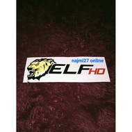 Tiger head elf car sticker / tiger elf sticker