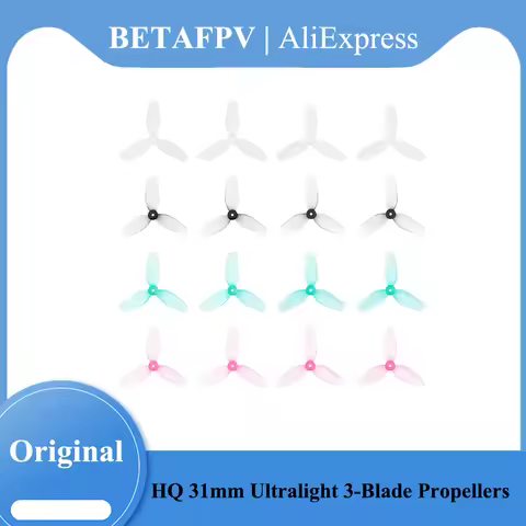 BETAFPV HQProp HQ 31mm Ultralight 3-Blade Propellers Fit for 0702 0702E 0802SE Motor(1.0mm Shaft)