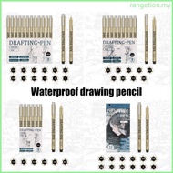 RAN 6 9 12 Pieces Fine Line Pen Multifunctional Drafting Pen Marking Pen Drawing Pen Painting Pen fo
