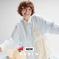 Sarin Paper S shirt เสื้อเชิ้ตผ้าลาย ใหม่ ชายเสื้อไม่เว้า pre order 3 สัปดาห์ lot 1