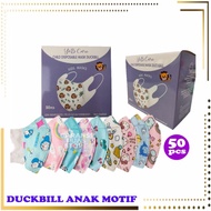 Masker Anak Duckbill Masker Duckbill Anak Masker Anak Karakter Masker