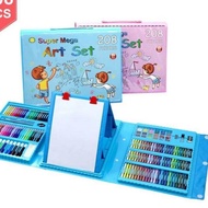 Crayon set Drawing 208 pcs / Kids Painting And Coloring art set Of 208 pcs