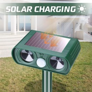 Ultrasonic Animal Control Perangkap Burung Bird Repeller Mouse Cat Dog Solar Animal Repellent