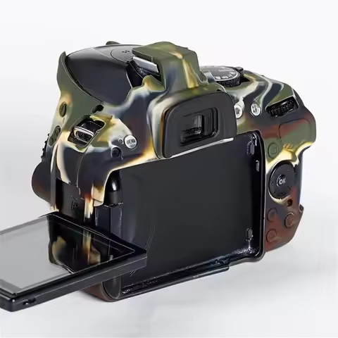 For Nikon D600 D610 D7100 D7200 D7000 D5500 D5600 D7500 D5300 D750 D5200 Soft Silicone Armor Camera 