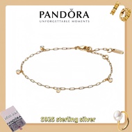 Pandora S925 sterling silver jewelry pendant bracelet (free gift box)Pandora Era Bezel Lab-Grown Dia