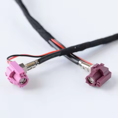 Suitable for BMW NBT/EVO Harman host video LVDS cable 4+2 6-hole plug harness