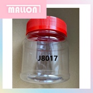J8017 Balang kosong /Balang Kuih Plastik Pet container/Balang Kuih Raya/Balang Biskut (1pcs/10pcs)