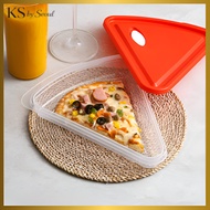 MADE IN KOREA  Heat-Safe Pizza Slice Container (480ml, Microwave & Dishwasher Safe)