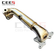 CEES Exhaust System For Honda Civic 2010-2016 1.8L FK8 Headers Without Catalyst No cat Downpipe Mani